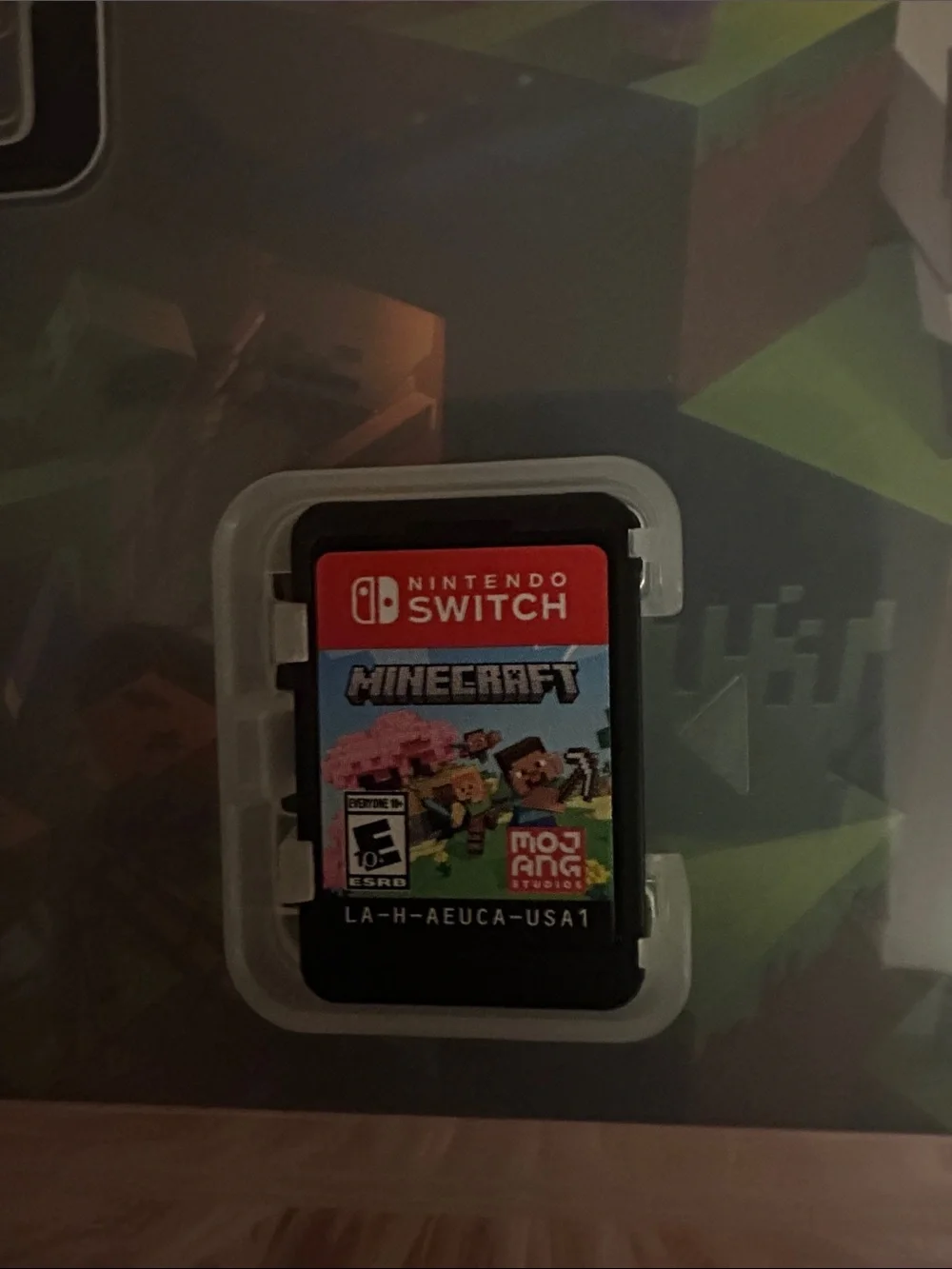 Nintendo Minecraft Switch Game - Blue Cover Art